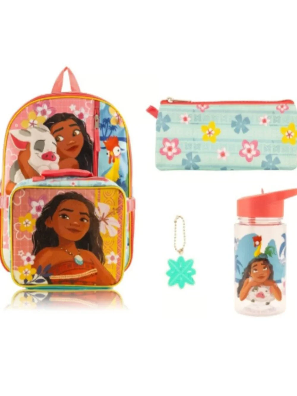 NEW Disney Moana 2 Kids 5 Piece Backpack Set